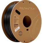 Polymaker - PM70945 Regular Filament pla+ faible teneur en plastique, rigidité élevée 1.75 mm 1000 g noir PolyTerra™ 1 pc