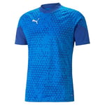 PUMA Maillot d'entraînement Teamcup Tee Homme, Limonade Bleue électrique, L