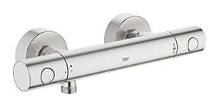 GROHE Grohtherm 1000 Cosmopolitan M Thermostatic Shower Mixer 1/2" Supersteel 34065DC2