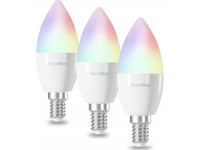 Tesla Techtoy Smart Led-Lampa Rgb 6W E14 3 Stycken