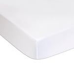 Lot de 2 Protèges Matelas, alèses | Couffin, Berceau Bébé | Imperméable & Respirant | Blanc | Marque Easy dort | Certifié Oeko-Tex | Fabriqué en Europe (Coton Bio - 1 Protège Matelas, 160x200)