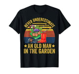 Funny Gardening Old Man In The Garden Gardener Plant Lover T-Shirt