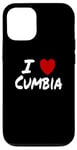 Coque pour iPhone 12/12 Pro I Heart (Love) Cumbia Latin America Music Rhythm Colombie