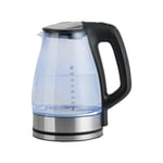 KAFF KTG17F Electric Kettle Transparent Glass Capacity: 1.7L 220-240V 50/60Hz Wattage: 2.2KW Fast Boil, Quite, Boil-Dry Protection