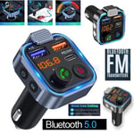 Wireless Bluetooth Car FM Transmitter 2 USB Charger MP3 Player Handsfree Kit