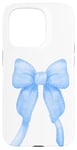 Coque pour iPhone 15 Pro Bleu coquette