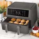 Sur La Table Single or Double Basket LED Digital Display Air Fryer 10.4L Dual