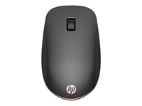 HP Z5000 - Souris - droitiers et gauchers - 3 boutons - sans fil - Bluetooth - fini mat métallique en argent cendré foncé avec cuivre de luxe - pour Portable 24, 27, 510, 570, 590, 595, TP01