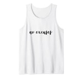 No Excuses | Motivational Gym Workout Tank Top