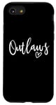 Coque pour iPhone SE (2020) / 7 / 8 Outlaws High School Mascotte Sports Team Femmes Outlaws