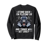 Virtual Reality Athlete Funny VR Gamer Console Headset Sweatshirt