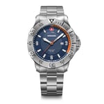 WENGER - Seaforce - Homme Montre Analog Quarz, 43 mm, Swiss Made, Étanche jusqu'à 200 m, Bracelet en Acier Inoxydable, 01.0641.141