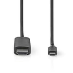 Nedis USB-C til HDMI Adapter - Svart