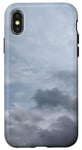 Coque pour iPhone X/XS Bleu azule | Nuages - PanfurWare LLC