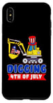 Coque pour iPhone XS Max Drapeau américain amusant pour creuser le 4 juillet