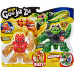 Goo Jit Zu 2-pack S2 Golden Blazagon & Rock Jaw