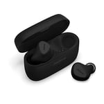 Jabra Elite 5 True Wireless In Ear Bluetooth Earbuds with Hybrid Active Noise Cancellation (ANC), 6 built-in Microphones, Small Ergonomic Fit and 6 mm Speakers - Made for iPhone - Titanium Black