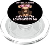 Can't See The Haters Loveglasses On Monkey Heart Glasses PopSockets PopGrip for MagSafe