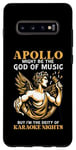 Coque pour Galaxy S10+ Drôle dieu grec Apollo karaoké nuit chantant divinité