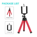 trépied pliable en forme de pieuvre pour Smartphone,pour Cramera Gopro 9/8/7,IPhone,Samsung,Xiaomi,Huawei,téléphone portable - Type Red Tripod U Clip