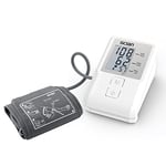 Scian Blood Pressure Monitor Upper Arm for Home Use, Automatic Arm Blood Pressure Cuff with Adult Cuff 22-32 cm, Pulse Rate for Health Monitoring (White)