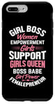 Coque pour iPhone 7 Plus/8 Plus Girl Boss Women Empowerment Girls Support Girls Queen Boss B