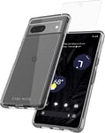 CASE-MATE FlexiShield Coque pour Google Pixel 7A avec Protecteur d'écran (Protection Contre Les Chutes de 3,6 m) – Transparent