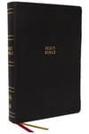 NKJV Holy Bible, Super Giant Print Reference Bible, Black Genuine Leather, 43,000 Cross References, Red Letter, Thumb Indexed, Comfort Print: New King