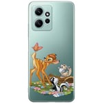 ERT GROUP mobile phone case for Xiaomi REDMI NOTE 12 4G original and officially Licensed Disney pattern Bambi & Friends 002 optimally adapted to the shape of the mobile phone, partially transparent