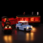 Light Set for (Harry Potter Hogwarts Express Train) Building Blocks Model - Led Light Kit Compatible with Lego 4841 - NOT Included The Model
