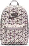 Nike Heritge FZ7289-133 Backpack Accs Print Fa24, Sail/Platinum Purple/Taupe Grey, MISC, Sail/Platinum Purple/Taupe Grey, standard size, Sportswear