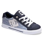 DC Shoes Femme Chelsea Basket, Bleu/Blanc, 42 EU