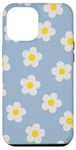 iPhone 12 Pro Max Light Blue Baby Blue Daisy Flower Aesthetic Daisies Floral Case