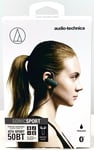 Audio-Technica 50BT Sonic Sport Bluetooth Headphones Black (New)