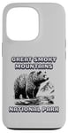 Coque pour iPhone 13 Pro Vacances avec des ours dans le parc national des Great Smoky Mountains