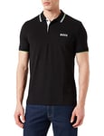 BOSS Men's Paddy Pro Polo Shirt, Black1, XXXL