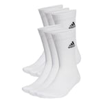 adidas Mixte enfant Pack Of 6 Pairs Of Baby Low Socks Sportswear Chaussettes, Blanc Noir, 34 EU