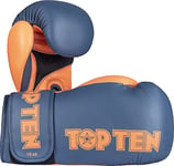 TopTen Gants de Boxe « XLP » - 14 oz - Gris/Orange