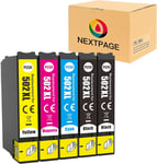 502XL Cartouches d'encre de rechange pour Epson 502XL Multipack pour Epson Workforce WF-2860DWF WF-2865DWF,Expression Home XP-5100 XP-5105(2 noir,1 cyan,1 magenta,1 jaune)(Q1423)