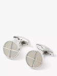 Simon Carter Quadrant Cufflinks, Botswana Agate