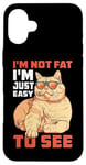 Coque pour iPhone 16 Plus I'm Not Fat, I'm Just Easy To See - --