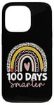 iPhone 13 Pro 100 Days Smarter Teacher Rainbow 100th Day Of School Kids Case