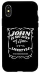 iPhone X/XS John Is Not Just A Name It's Lifestyle Funny John Case