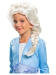 Disney Frozen 2 Elsa Wig Girls Fancy Dress Cosplay White Official Licensed