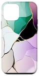 iPhone 12 mini colorful white abstract broken Pattern design Case