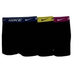 Nike Kalsonger 3P Ultra Comfort Boxer Brief Svart/Gul X-Large Herr