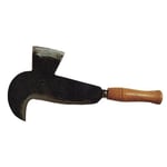 Capaldo - Hache serpe acier forgé, manche bois, type penné, longueur 37 cm - Salon