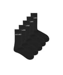 Jack & Jones Mens Socks Multipack of 5 - Black - One Size