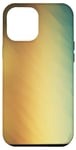 Coque pour iPhone 12 Pro Max Marron jaune turquoise dégradé