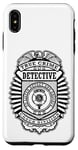 Coque pour iPhone XS Max Badge de police amusant True Crime Detective Division